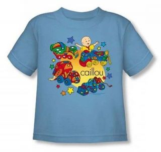 Caillou Toys Toddler Carolina Blue T Shirt CLU102 TT