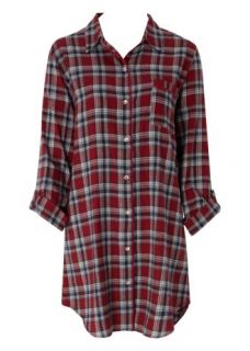 Home Womens Nightwear & Slippers Check Button Through Nightie