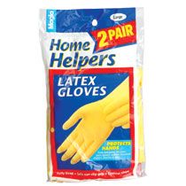 Home Cleaning, Storage & Hardware All Purpose Cleaning Latex Gloves, 2 