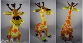 GIRAFFE Jungle Zoo Animal INFLATABLE Blow Up Kids Toys Party Favor 