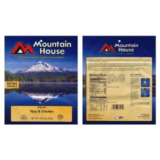 Mountain House Rice and Chicken   Serves 2    at  