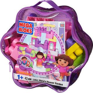   Dora the Explorer Flower Bag Building Blocks Toy 3064, Exclusive Item