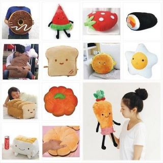 cute various decoration cotton food cushion plush toy gift pillow