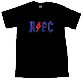 ACDC Style Football T SHIRT ALL SIZES # Glasgow Rangers