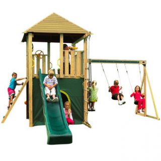 Plum Warthog Wooden Climbing Frame Outdoor Play Centre   Toys R Us 