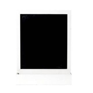 Bloomingville White Storage Shelf Blackboard