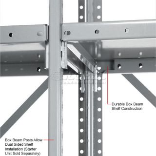 Shelving  Steel Shelving   Open  Penco Steel Shelving 20 Ga 36WX24 