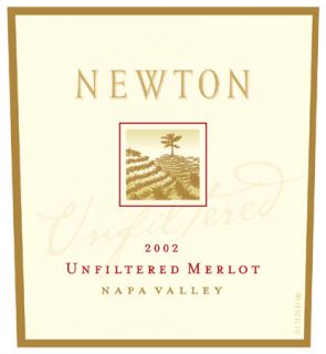 Newton Unfiltered Merlot 2002 