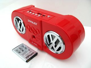 2012S New Red Rechargeable Protable Outdoor Speaker For IPHONE/ 