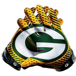 Green Bay Packers Winter Gloves Mens Nike Green Bay Packers Vapor Jet 