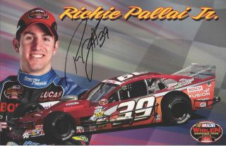 2011 RICHIE PALLAI JR SIGNED #39 NASCAR WHELEN MODIFIED SERIES 