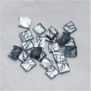 glass tile silver