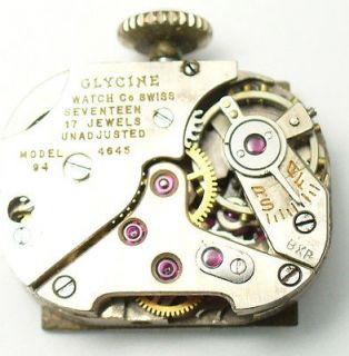 Newly listed Vintage Ladies Glycine Mechanical Watch Movement #23J