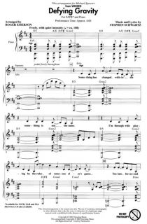 Look inside Defying Gravity (from Wicked)   Sheet Music Plus