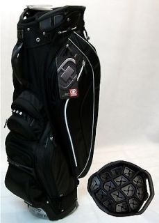 NEW OGIO CHAMBER w/ SILENCER Cart Golf Bag 14 way Diamond Top Black 
