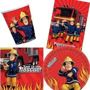 Fireman Sam   Tableware   Party Range   Genuine and In Stock   FREE 