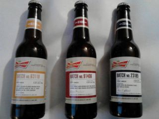 NEW 2012 BUDWEISER BREWMASTERS PROJECT TWELVE (12) 3 BOTTLE LOT JUST 