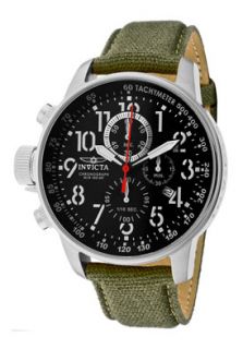 Invicta 1873 Watches,Mens I Force Chronograph Black Dial Army Green 