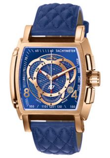 Invicta 5661 Watches,Mens S1 Rally Chronograph Blue Leather, Mens 