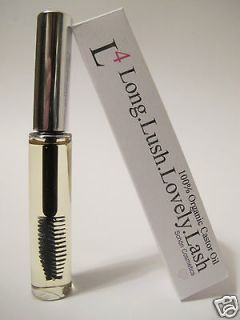 100% Certified Organic Castor Oil for BIG & BEAUTIFUL LASHES