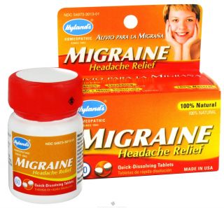 Buy Hylands   Migraine Headache Relief   60 Tablets at LuckyVitamin 