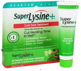 Quantum Health   Super Lysine Cold Sore Treatment   21 Grams