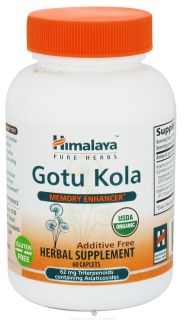 Himalaya Herbal Healthcare   Gotu Kola Memory Enhancer   60 Caplets 62 