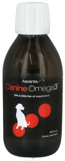 Ascenta Health   Canine Omega 3 EPA & DHA Fish Oil Supplement Smokey 