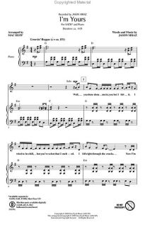 Look inside Im Yours   Sheet Music Plus