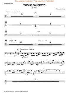 Look inside T Bone Concerto   Sheet Music Plus