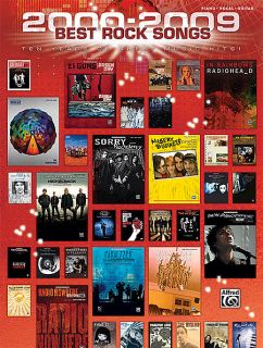 Look inside 2000 2009 Best Rock Songs   Sheet Music Plus