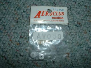 Aeroclub 1/72 AVO 50 Wheels White Metal Acc Set