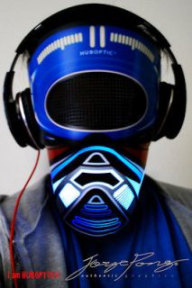 COMBO SPECIAL Robot LED MASK for Masquerade DJ GIGS tron RAVE Dubstep 