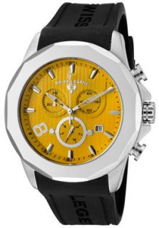 SWISS LEGEND 10042 07 Watches,Mens Monte Carlo Chronograph Yellow 