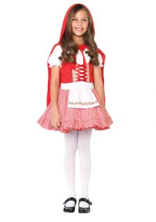   Little Red Riding Hood Dress and Cape Kids Children Halloween Costume