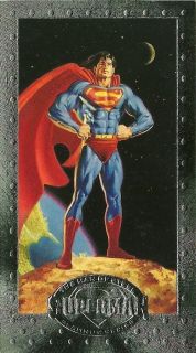 1994 Skybox Superman Man of Steel Platinum Series Premium Edition 