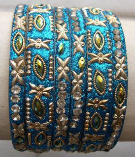   Premium Designer Gypsy Boho Party Hippy Jewelry India LAKH BANGLE 2/10