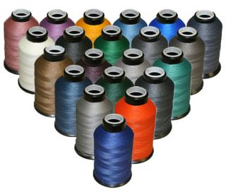   Tex 90) Mid Weight Bonded Nylon/Poly Upholstery Leather Thread (8oz