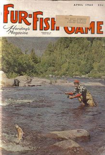 FUR FISH GAME HARDINGS MAGAZINE APRIL 1963 PRAIRIE DOG TOWN HOWELL 