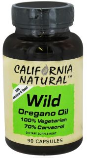 California Natural   Wild Oregano Oil   90 Capsules Kills Bacteria 