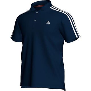 Adidas Herren Poloshirt Essential 3 Stripes, blau/weiß blau/weiß 