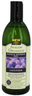 Avalon Organics   Bath & Shower Gel Lavender   12 oz. Made With 70% 