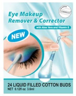 Swab Plus Eye Makeup Remover & Corrector Liquid Filled Cotton Buds x24 