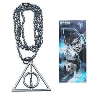HARRY POTTER Deathly Hallows Logo Metal Necklace NEW & HOT Combine 