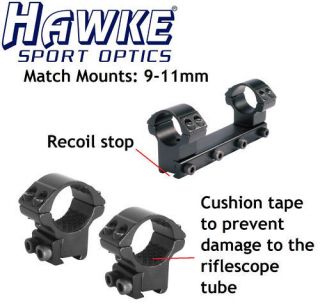 Hawke Match Scope Mounts 9 11mm  1 / 30mm (All Sizes)