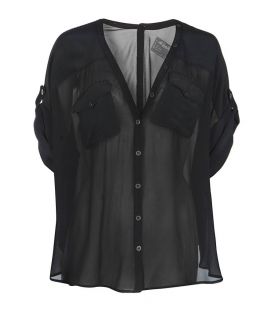 Hecia Cropped Shirt, Women, Tops, AllSaints Spitalfields