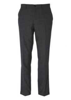 Matalan   Oxfordshire Charcoal Wool Blend Tailored Fit Suit Trousers