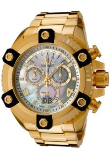 Invicta 0341 Watches,Mens Arsenal/Reserve 18k Gold Plated Stainless 