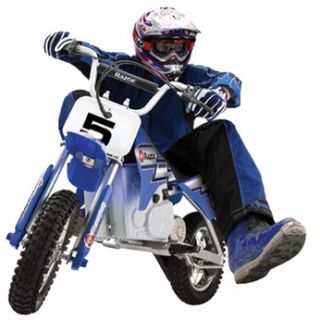 With authentic dirt bike frame geometry and speeds up to 14mph, the 