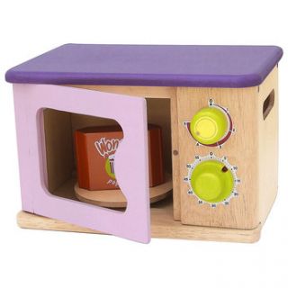 Have great role play fun cooking with this Wooden Microwave Put the 